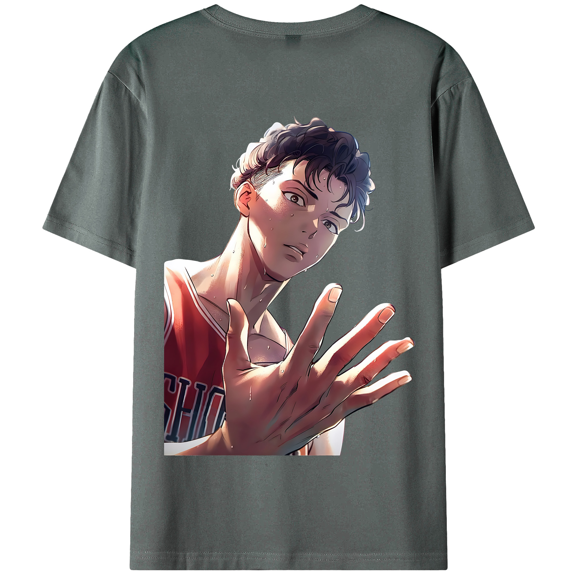 SLAM DUNK／スラムダンク 綿100％半袖Tシャツ（背面プリント）